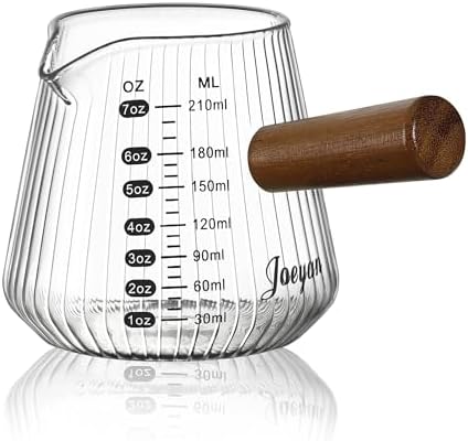Joeyan Espresso Shot Cups 7oz, Glass Measuring Cup, Espresso Accessories by JoeyanHousehold