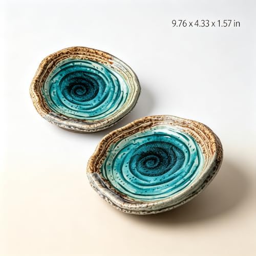 Fruit Bowl 8 Inch Decorative Bowl Ceramic Christmas Bowl Jewelry - Image 2