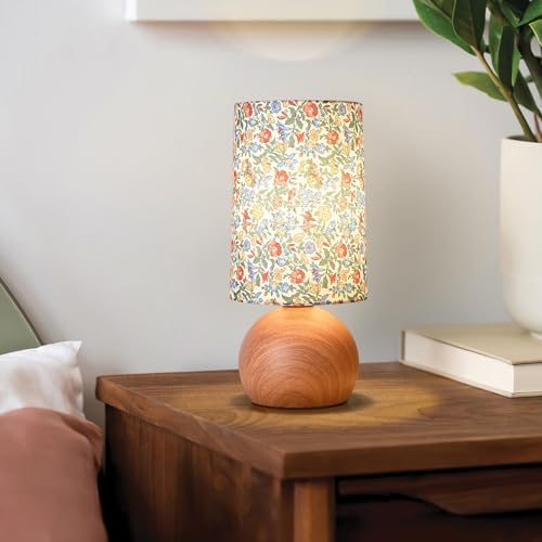 Ziqqeelam Flowers Cute Small Table Lamp, Boho Floral Table Lamps for Bedroom, Bedside Small Table Lamp for Small Space, Farmhouse Mini Table Lamp with Flowers Shape for Bedroom, Living Room, Nursery by Unknown