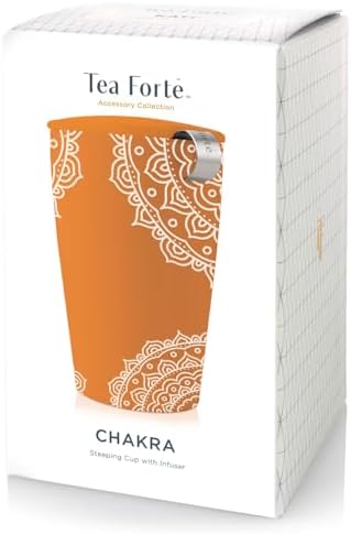 Tea Forte Double-Walled Ceramic Kati Cup, Chakra, 12 oz - Image 2