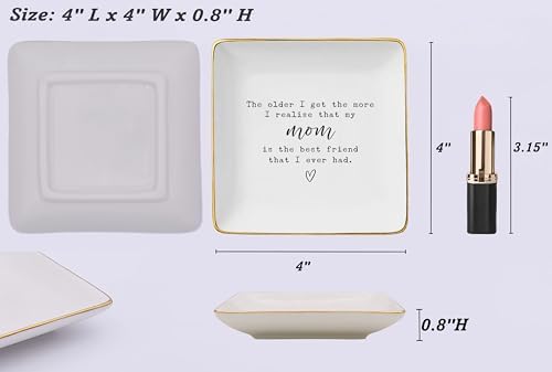 NZY Mother's Day & Birthday Gifts - Ceramic Jewelry Tray Trinket Holder Ring Dish - Image 5