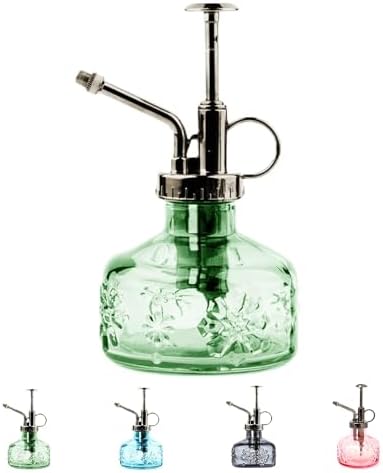 XXXFLOWER Glass Plant Mister Spray Bottle Green 180ml/6 oz by XXXFLOWER