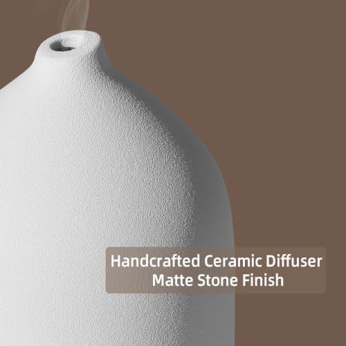 Gooamp 200ML Ceramic Essential Oil Diffuser for Home, Stone Diffuser 2 Pack - Image 2
