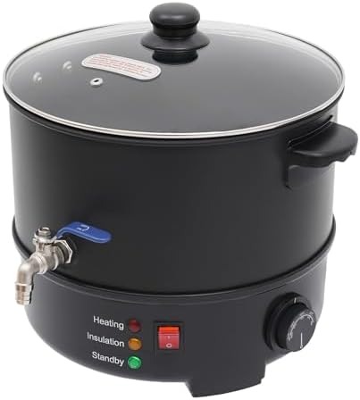 Wax Melter for Candle Making, 7.7 Liter Large Electric Wax Melting Pot Easy Pour Spout, Electric Non-Stick Candle Wax Melter Pot DIY Candle Making Kit w/ Adjustable Temperature for Candle Soap Cream - Image 3