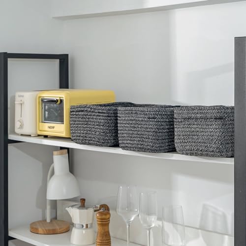 CubesLand Baskets for Organizing,Small Woven Storage Baskets for Shelves - Image 4