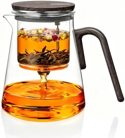 ZENS Echanted Teapot with Infuser for Loose Tea, 27oz Magnetic Teapot by ZENSLIFESTYLE