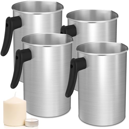Ziliny 4 Pcs Candle Making Pouring Pot Wax Pouring Pitcher, 3 L by Ziliny
