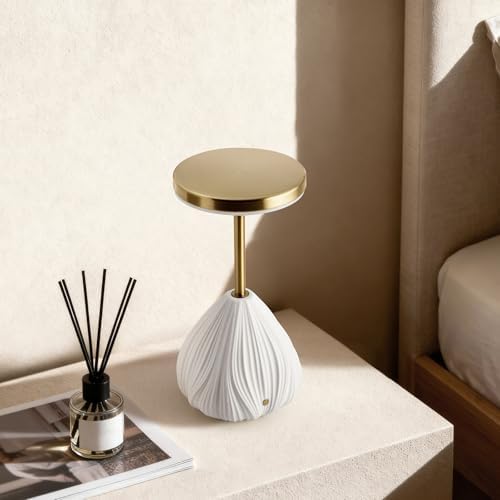 RONDURE Ceramic Cordless Rechargeable Touch Dimmable Table Lamp - Image 5