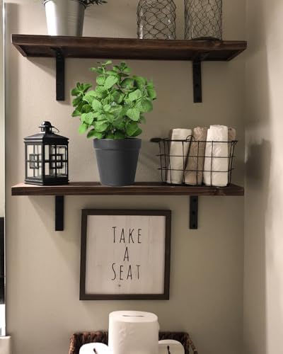Coferset Small Fake Plants Mint Artificial Potted Plants,Green - Image 3