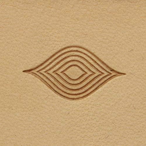 DandS ltd Leather Stamp Tool, Professional Steel Craft Tool for Leatherworking, Embossing, Carving & Stamping Leather Projects, Belts Wallets & DIY Projects Compatible with Mallet #182
