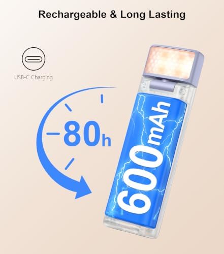 Gritin Book Light Rechargeable, Clip on LED Reading Light for Books in Bed - Image 7