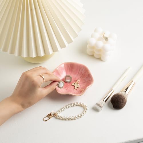 Ceramic Ring Dish, Jewelry Trinket Tray for Rings and Earrings - Image 4