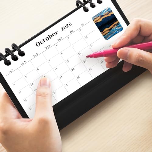 Small Desk Calendar 2026-2027, Bible Mini Desk Calendar (From May 2026 to December 2027) Flip Desktop Standing Calendar, Monthly Planner Cute Calendar, School Home Office Supplies, 6.3" x 3.1" - Image 5