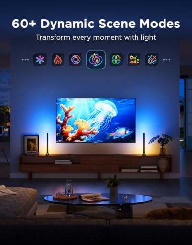 Govee Smart RGBWIC Light Bars, 15-Inch WiFi TV Backlight for 45-70-Inch TVs - Image 6