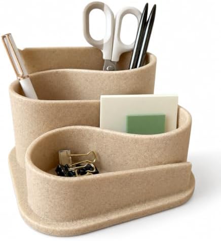 Aesthetic Desk Organizer - Modern Accessories Boho Pen Holder by Unknown