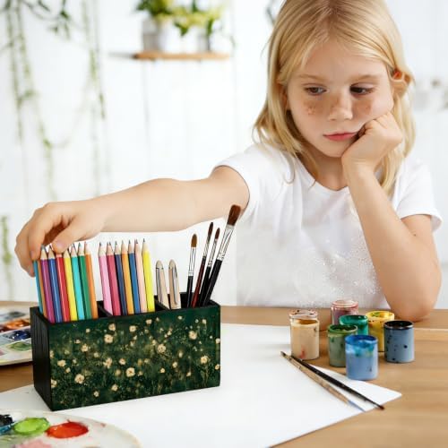 Moody Floral Pen Pencil Holder for Office Desk Accessories Decor - Image 5