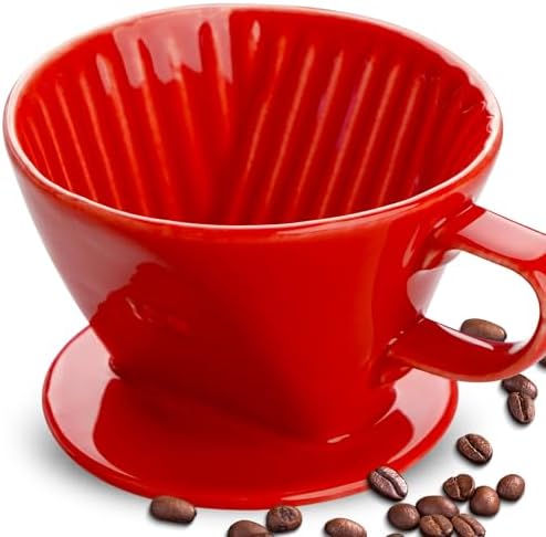 hailanbao Handmade Pour Over Ceramic Coffee Dripper by Hailanbao