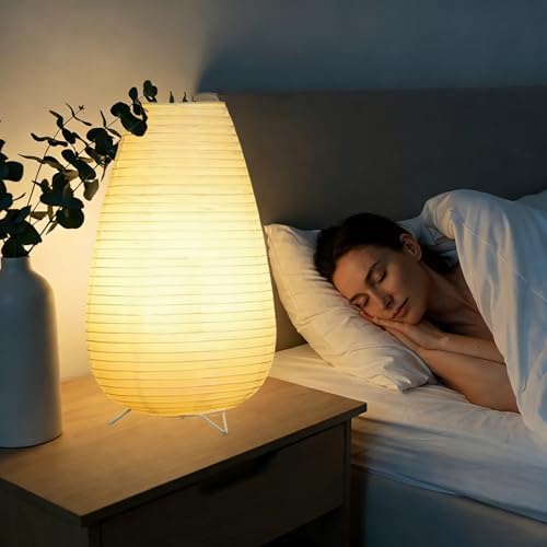 YY YEARCHY Rice Paper Table Lamp 15.3-inch Tall - Image 2