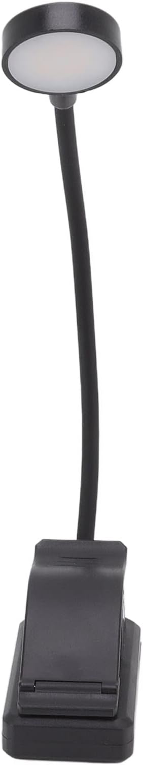 Portable USB Rechargeable Book Light, LED Desk Lamp, ClampHolder-On Reading Light with 3 Color Temperatures for Children's Room Production Display