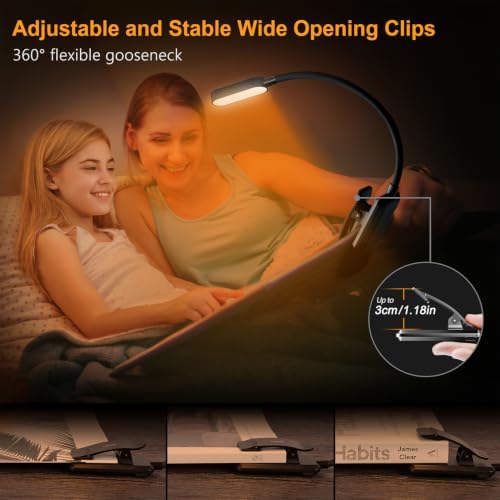 Gritin 16 LED Rechargeable Book Light for Reading in Bed - Image 5