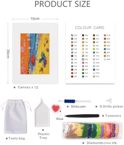PeakLuv Mini Diamond Art Kits, Scenery Small Diamond Painting for Adults - Image 2