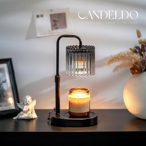 Candeldo Candle Warmer Lamp with Timer: Black Wax Melt Warmer - Image 6