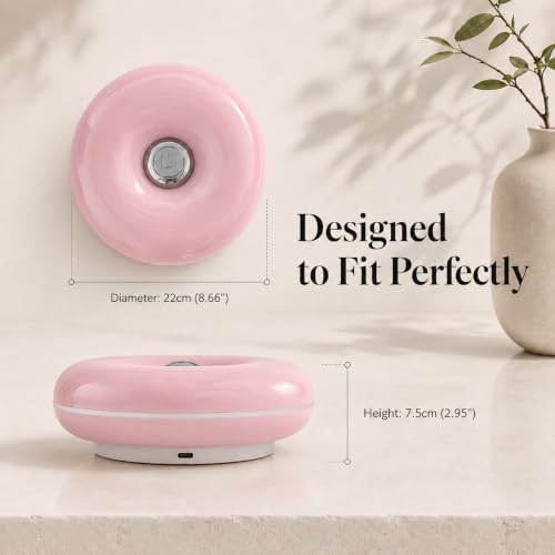 Pink Donut Lamp,Rechargeable,Pink Ambient Light,Bedroom Decor Gift - Image 6