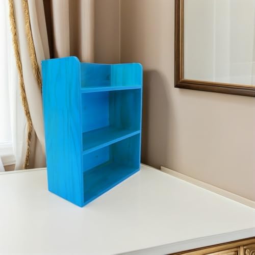 NUOBESTY Wood 3 Tier Desk Organizer Shelf for Office and Home, Modern Minimalist Style with Easy Cleaning and Max Organization, Versatile Wooden Desktop Storage Stand for Desk - Image 6