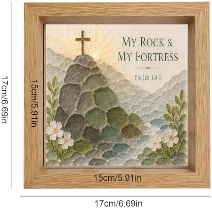 Framed DIY Mosaic Art Kit Acrylic Gem Craft Set Nature Theme Decoration - Image 6