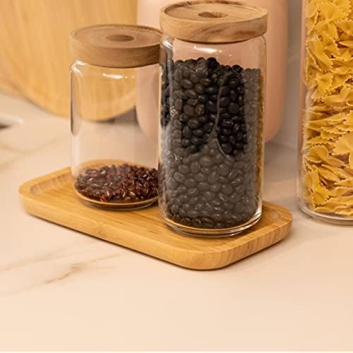 Bamboo Vanity Tray, Bathroom Counter Tray, Toilet Tank Top Tray for Organizing and Decor Display, 11.8 x 5.1 x 0.8 inch - Image 6