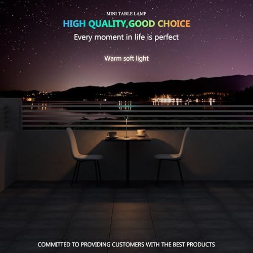 Timjorman Compact Cordless Table Lamp, Rechargeable LED Night Light, Dual Light Source (RGB Top & Warm Bottom), Touch Control & Timer, Metal Lamp for Bedroom & Kids Room (Black 1pack) - Image 2