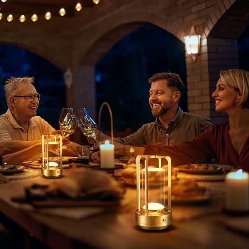 Rechargeable Table Lamp for Outdoor Indoor Portable Lamp with 3 Colors - Image 5