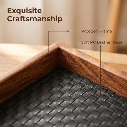 Valet Tray Wooden Catch All Tray Nightstand Tray Valet Desk Tray - Image 7