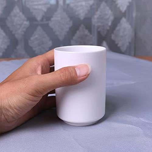 Japanese Style Ceramic Tea Cup, Handleless Ceramic Mug, Matte Glazed Couple Cup, Suitable for Drinking Water, Tea, Coffee (White) - Image 4
