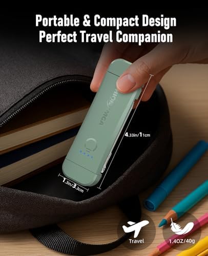 HIONXMGA Book Reading Light,Silent Touch Books Lamp for Reading in Bed,Rechargeable Clip on Booklight with 3 Amber Colors & 7 LEDs Precise Dimming for Eye Caring Night Reading,Book Lovers,Kids,Green - Image 6