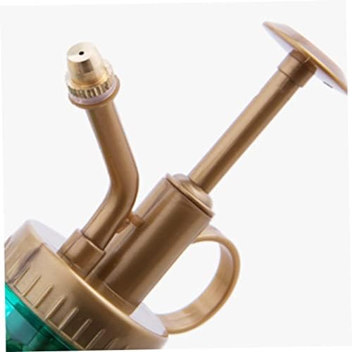 Mini Plant Mister Vintage Style Decorative Water Spray Bottle with Top Pump Small Watering Can for Indoor Potted Plants 1Pc Green,Vintage Glass Plant Atomizer - Image 3