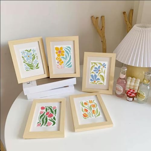 6 Pcs Small Diamond Art Kits Easy Flowers Diamond Art Kits for Adults - Image 2