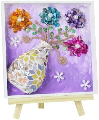 DIY Vase Mosaic Painting Kit, Purple by Kssiaz