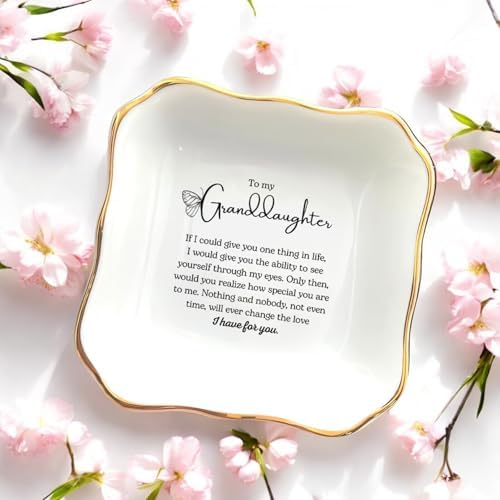 Granddaughter Gift, Ring Dish, Gift for Granddaughter, Granddaughter Birthday Gift, Granddaughter Wedding Day Gift, Gift from Grandma, Granddaughter Present, to My Granddaughter - Image 3