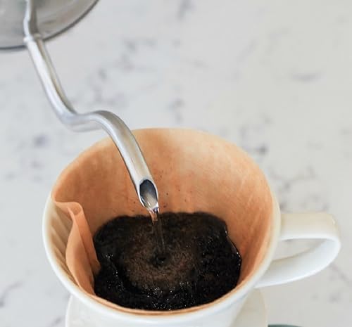 Simply Charmed Black or Golden Lab Coffee Pour Over Single Cup Ceramic Brewer with Melitta Filters 8 to 16 oz Depending on How Much Water/Grounds You Use - Image 7