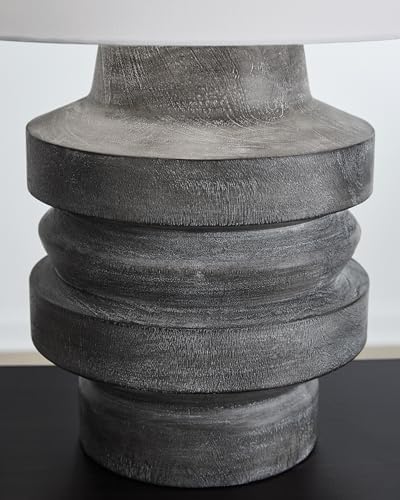 Signature Design by Ashley Wahida 1-Piece Table Lamp, Distressed Black - Image 5