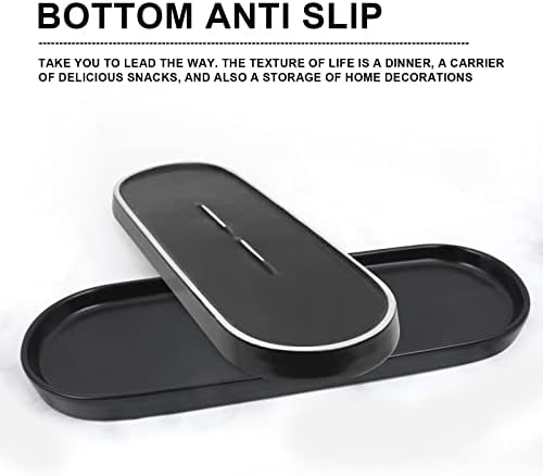 Ceramic Sink Tray, Bathroom Counter Tray, Bathtub, Cosmetics Dish, Candle, Perfume Shampoo Liquid Soap Simple Style Design Suit for Bathroom and Kitchen (White) - Image 6