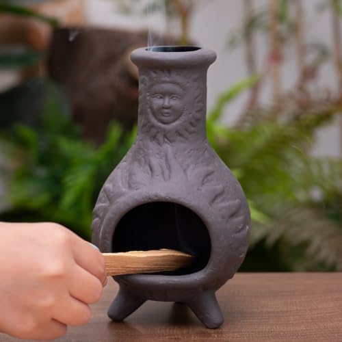 Sun Face Palo Santo Holder, Smudge Bowl for Sage Sticks and Incense Cones - Image 2