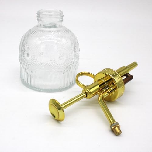 Glass Plant Mister Spray Bottle, 230ML Vintage Plant Spritzer, Succulent Watering Bottle Glass with Top Pump, Small Plants Sprayer Watering Can for Indoor Outdoor House(Clear) - Image 6