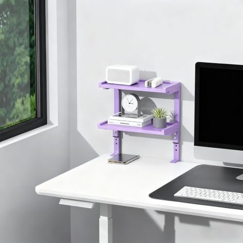 Spacrea 2 Tier Clamp on Desk Shelf - Image 3
