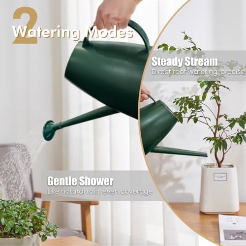 60 oz Watering Can, Small Watering Can for Indoor Plants with Long Spout - Image 2
