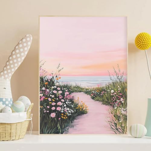 Diamond Art Kits for Adults,Pink Beach Diamond Art Painting Kits for Adults - Image 3
