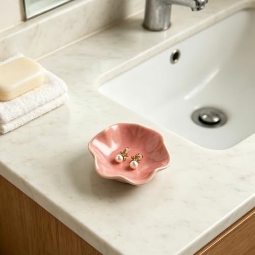 BEUNAIZER Jewelry Dish Tray, Ring Dish, Ceramic Trinket Tray, Key Bowl - Image 3