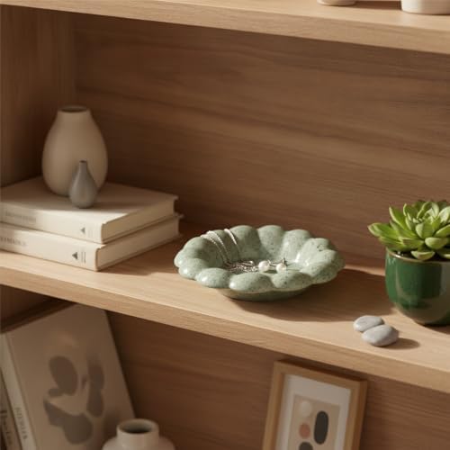 Declutter Your Space with This Irregular Ceramic Catch-All Tray for Jewelry and Keys - Image 2