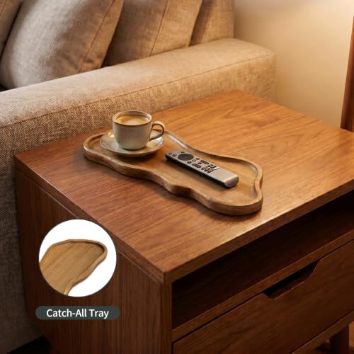 Small Wood Tray – Acacia Serving Platter Vanity Tray Mini Wooden Tray Decor - Image 6